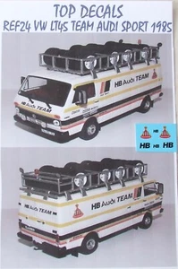 ADDITIF HB VW LT45 TEAM AUDI SPORT 1985 AUDI QUATTRO ALTAYA TOP DECALS AU 1/43 - Imagen 1 de 1