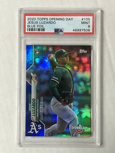 JESUS LUZARDO 2020 Topps Opening Day BLUE FOIL SP RC #105! PSA MINT 9! PHILLIES! - Picture 1 of 4