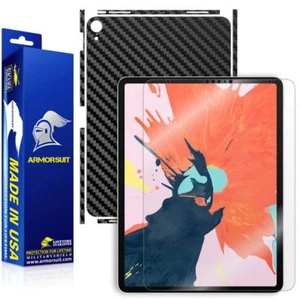 ArmorSuit Apple iPad Pro 11" (2018) Screen Protector + Black Carbon Fiber USA - Picture 1 of 6