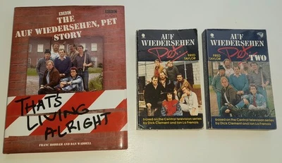 Auf Wiedersehen, Pet Fred Taylor 1 & 2 Paperbacks + That's Living Alright Roddam - Image 1 of 3