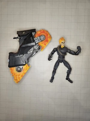 ToyBiz Ghost Rider con figura de motocicleta Marvel Legends Serie III 2002 Foto 1 de 2