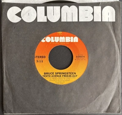 Bruce Springsteen Tenth Avenue Freeze-Out / She's The One Rare Stamped Stock 45 - Image 1 of 3
