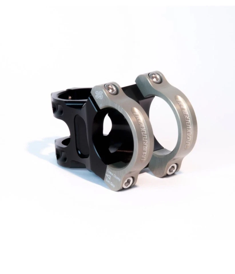 Renthal Apex 35 x 50mm Enduro Trail Mountain Bike Stem Black Gold - Image 1 of 1