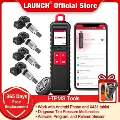 Herramienta de diagnóstico TPMS activar/programar/reaprender/sensor de presión de neumáticos RF Foto 1 de 4