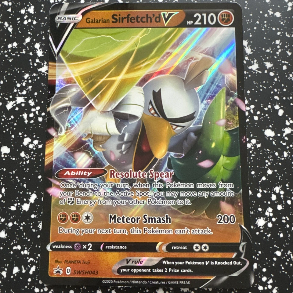 Galarian Sirfetch'd V SWSH043 Jumbo Cards Holo - Image 1 of 4