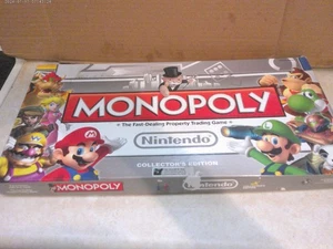 MONOPOLY NINTENDO COLLECTORS EDITION B0ARD GAME 2006 96% COMPLETE USAOPOLY - Picture 1 of 11