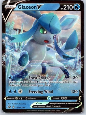 Glaceon V SWSH196 Near Mint SWSH: Sword & Shield Promo Cards Pokemon Shipnow - Image 1 of 2