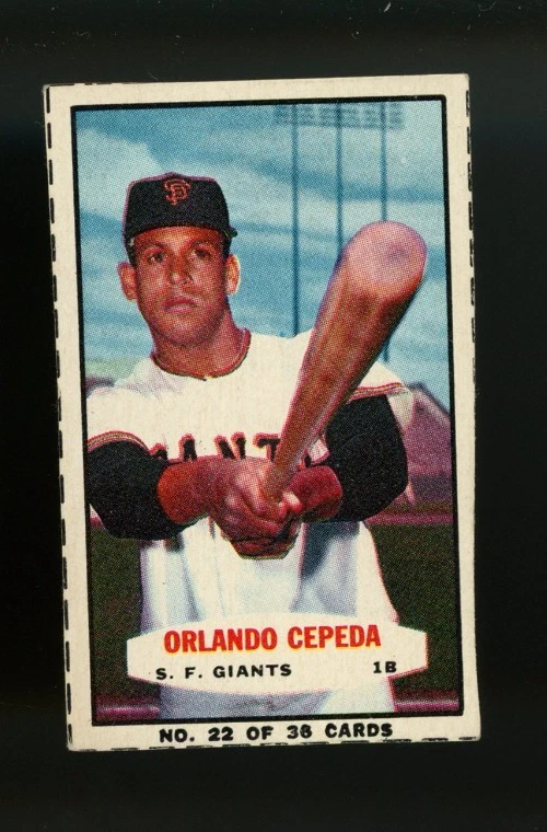 1963 Bazooka Orlando Cepeda VG - Image 1 of 2