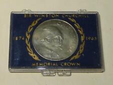 1965 Sir Winston Churchill Memorial Crown Coin England British Queen Elizabeth
