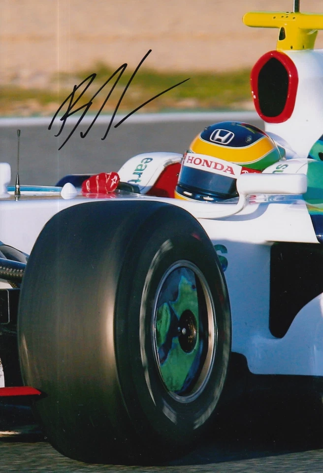 Bruno Senna Hand Signed 12x8 Photo Honda F1. - Image 1 of 1