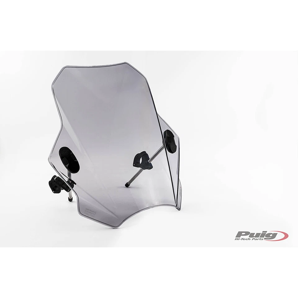 CUPOLINO UNIVERSALE BAT PUIG PER HONDA CB 125 F 2017 2020 FUME CHIARO 8088H