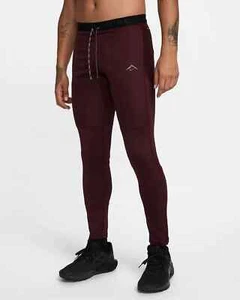 Nike Trail Lunar Ray Winterized Running Tights Hiking Mens S Burgundy FB8599 652 - Picture 1 of 10
