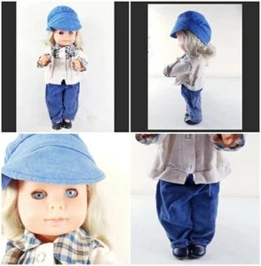 VGC GOTZ PUPPE DOLL BLONDE BLUE EYES MADE IN GERMANY VINTAGE(SUPER RARE) - Picture 1 of 12