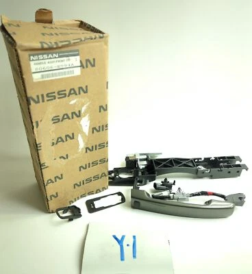 New OEM Genuine FT RH Outer Door Handle 2007-2010 Nissan Sentra 80606-ET94A Grey - Image 1 of 3