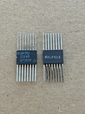 1 Stück Integrierte Schaltung - SN54S138WB - FSCM 34335 - MFR/PN SN54S138WB - Image 1 of 3