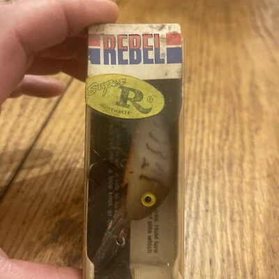 Rebel Super R DR-2635 Crankbait In Box - Image 1 of 4