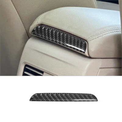 For Mercedes Benz CLA GLA Carbon Fiber Rear Center Air Vent Upper Cover Trim — 第 1/4 张图片
