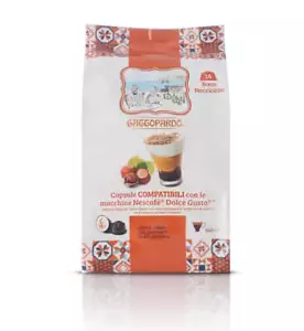 Capsule compatibili Dolce Gusto Toda Gattopardo nocciolino confezione da 128 - Foto 1 di 3