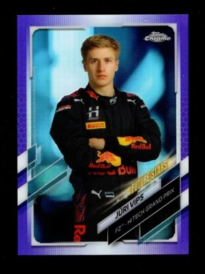 2021 TOPPS CHROME FORMULA 1 F1 PURPLE REFRACTOR #69 JURI VIPS 5/399 - Image 1 of 2