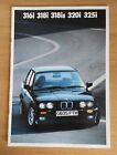 BMW 316i 318i 318is 320i 325i Sales Brochure 01/1990 Edition.