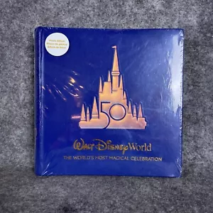 Disney Parks Walt Disney World 50th Anniversary Castle Photo Album with Pen - Picture 1 of 8