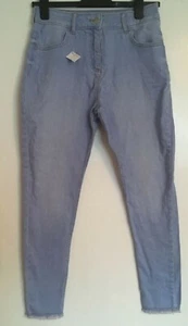 JEANS RAGAZZA LAVAGGIO CHIARO BLU DENIM VITA REGOLABILE 13-14 ANNI F&F NUOVO CON ETICHETTE REGALO NUOVO - Foto 1 di 10