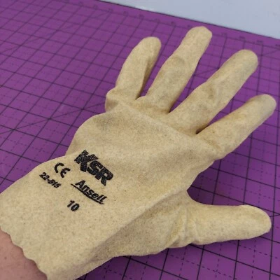 Guantes multiusos recubiertos de vinilo Ansell Ksr®, forro tejido entrelazado, 10, 5 pares Foto 1 de 3