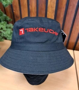 TAKEUCHI Bucket Hat - Black/ Red NEW - Picture 1 of 7