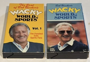 Vintage Bob Uecker’s Wacky World Sports 1986/1988 VHS/VCR Tapes Tested; Best of - Picture 1 of 7