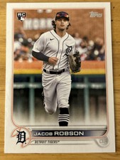 2022 Topps Series 2 Jacob Robson Rookie Card (RC) #623 Tigers High Grade NM