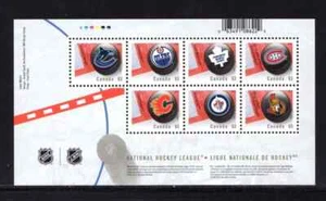 CANADA MINT SOUVENIR SHEET - VFNH - SCOTT 2661 - NHL - 2013 - Picture 1 of 1
