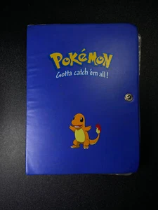 Vintage Pokemon 1999 Charmander libro legante carte 4 tasche Nintendo - Foto 1 di 5
