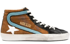 Neu Golden Goose High-Top Sneaker Turnschuhe SLIDE GMF00115 F004776 braun rost - Bild 1 von 5