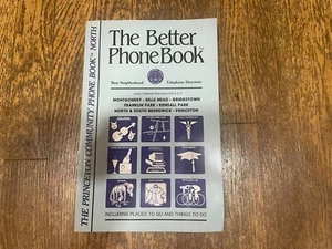 Princeton New Jersey Yellow Pages Phone Book 1988 North South Brunswick - Picture 1 of 6