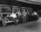 Group United States Postal Service mechanics & vehicles, possibly  Old Photo