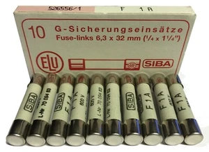 SIBA 70 094 63 1A Sicherung Schnellwirkend 1A 600V JPSF005 7009463 - Bild 1 von 7