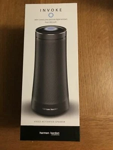 Harman Kardon Invoke Voice-Activated Speaker with Cortana (Graphite) Brand New - Picture 1 of 12