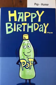 Biglietto Compleanno DAD Divertente "Happy Birthday POP" To the Worlds Top POP" Punzone 82E - Foto 1 di 3