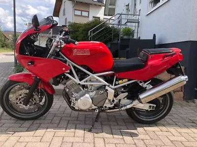 Yamaha TRX 850 Motorrad, rot, Baujahr 1996, 33.000 KM, TÜV neu - Bild 1 von 4