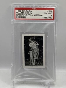 1932 Bulgaria #219 Walter Hagen PSA 8 Sport Photos - Amerika - Picture 1 of 2