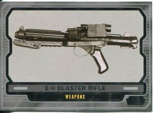 Star Wars Galactic Files 2 Base Card #620 E-11 Blaster Rifle