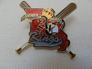 HOMETOWN BASEBALL ANDREW COUNTY MO.THE KING'S TEAM LAPEL PIN 2006 - Picture 1 of 2