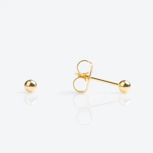 Studex Gold 3mm Ball 9ct Stud Earing - Picture 1 of 1