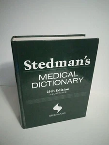 Stedman's Medical Dictionary, Illustrated 25th Ed. by Richard H. Williams,  Lath - Picture 1 of 8