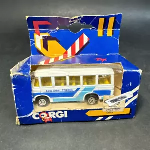 CORGI Juniors Mercedes Benz Holiday Tours Bus Vintage Diecast Model Boxed - Imagen 1 de 4
