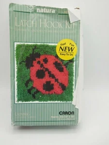 Caron Latch Hook Kit Ladybug 12" x 12" - Picture 1 of 5