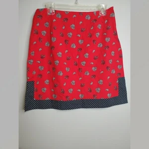 Mountain Lake Red White and Blue Bandana Skirt Patriotic American USA - Picture 1 of 4