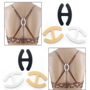 10PCS H-shaped Bra Buckles Invisible Strap Holders Shadow Shaped Buckle - Picture 1 of 9