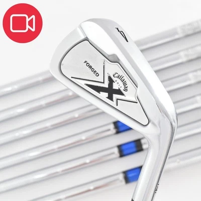 7pcs Callaway X Forged 2007 Irons Set 4-5-6-7-8-9-P PW 950GH Stiff RH Golf Clubs - Image 1 of 4