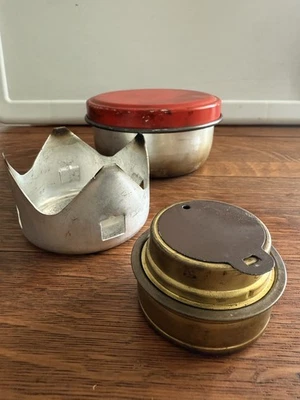 KIT DE CAMPING Estufa de Alcohol TRANGIA De Colección Latón SUECIA ul BUG OUT Quemador de Espíritu Foto 1 de 4